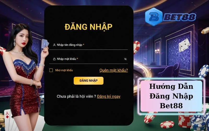 Hướng Dẫn Đăng Nhập Bet88
