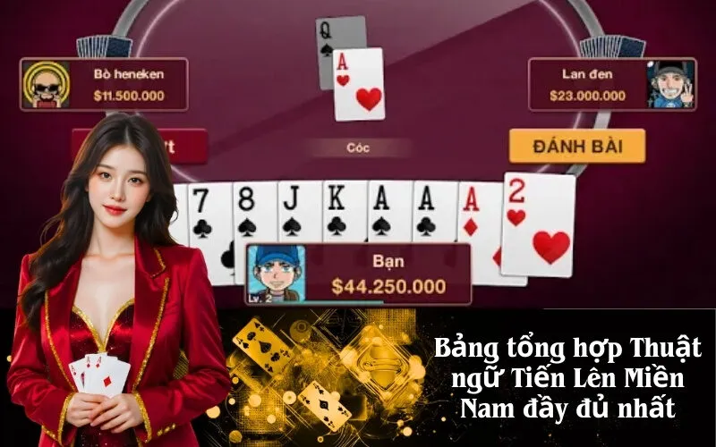 Bảng tổng hợp Thuật ngữ Tiến Lên Miền Nam đầy đủ nhất