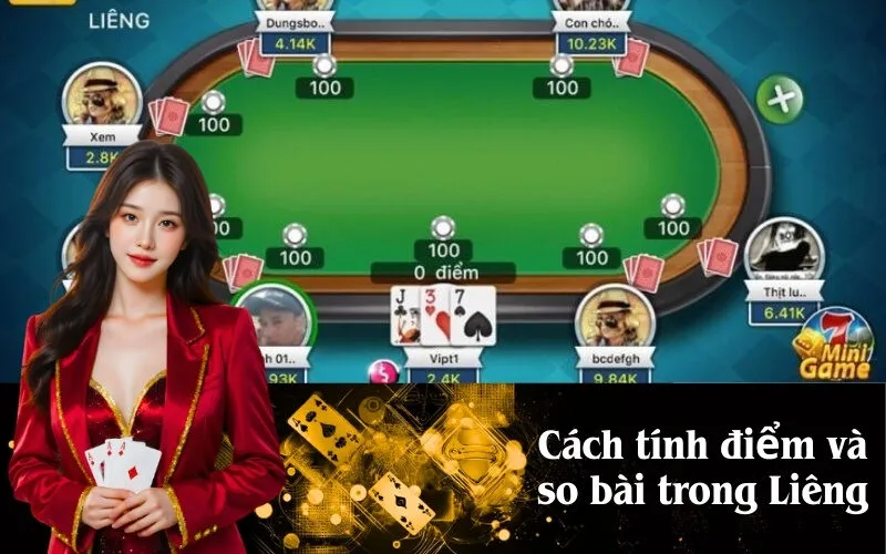 Cách tính điểm và so bài trong Liêng