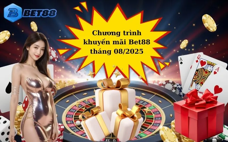 Tổng hợp các ưu đãi khuyến mãi hot nhất tháng 082025 tại Bet88